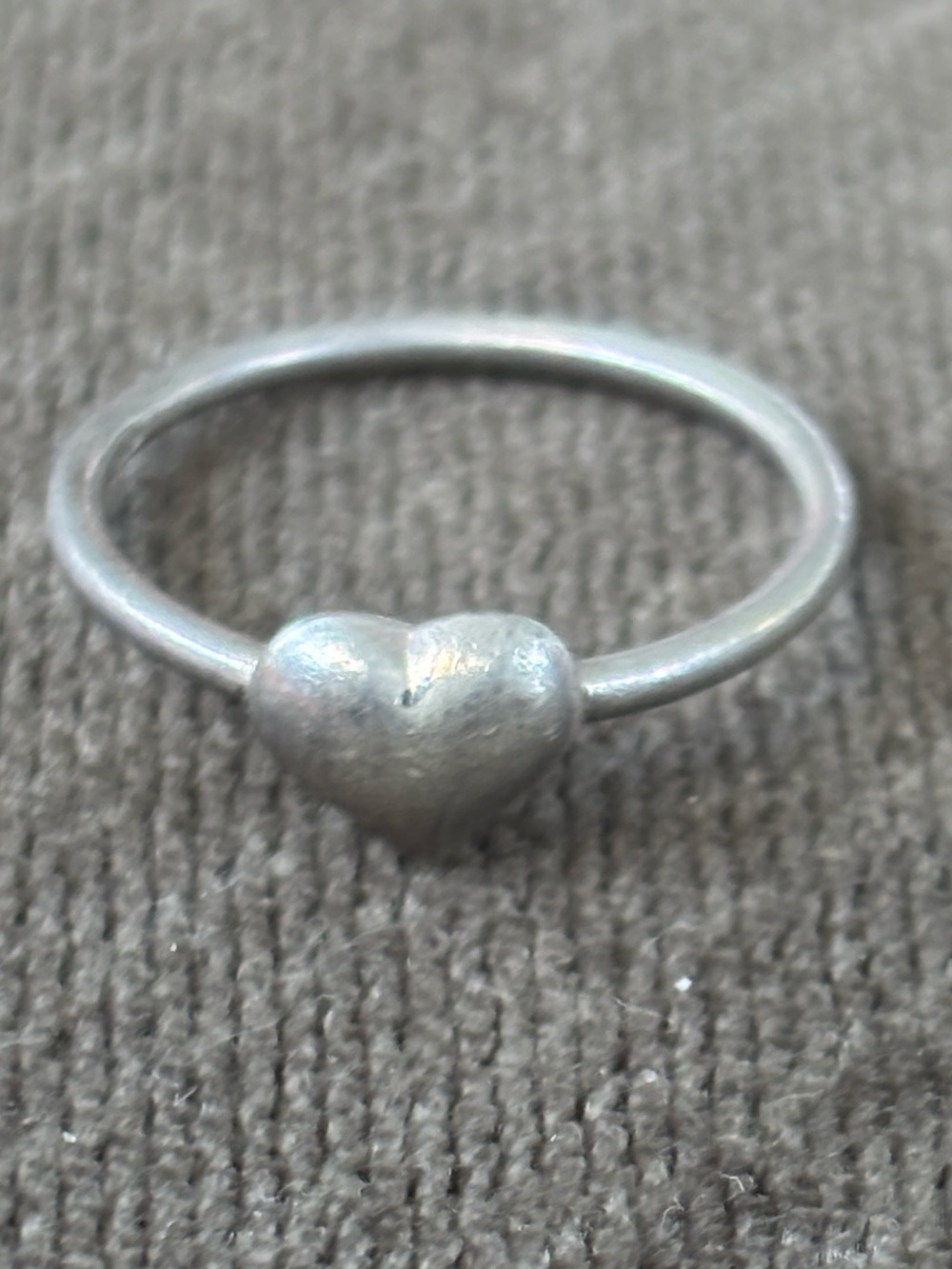 .925 STACKING RING Real solid Sterling Silver Fine Jewelry Y2K Vtg 2000s minimal